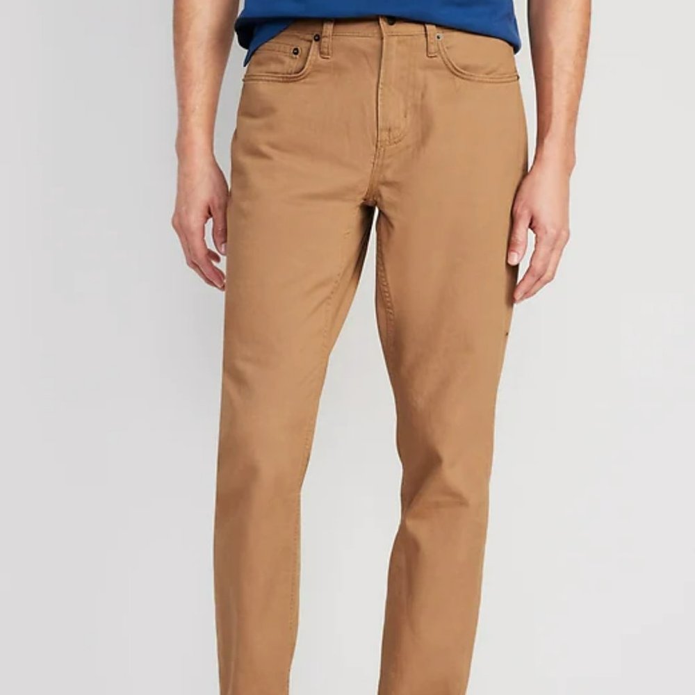 Athletic Taper Non-Stretch Five-Pocket Pants